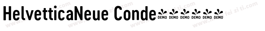 HelvetticaNeue Conde字体转换